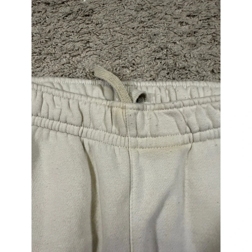 Nike Sportswear Club‎ Fleece Joggers Cream Sweatpants Athleisure Loungewear S
